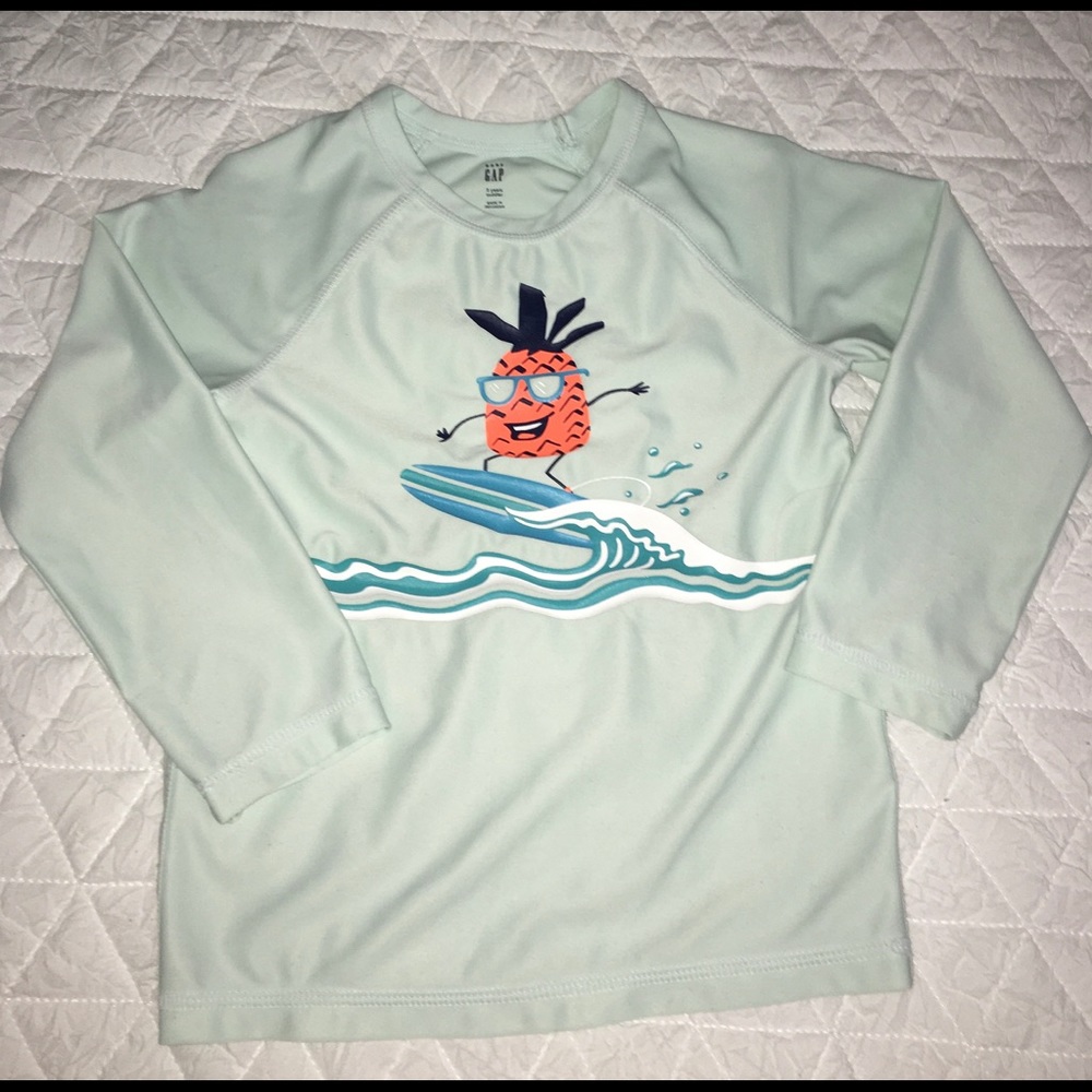 Gap Toddlers’ Pineapple Swim Rash Guard Top